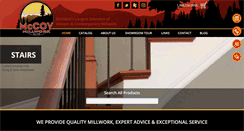 Desktop Screenshot of mccoymillwork.com